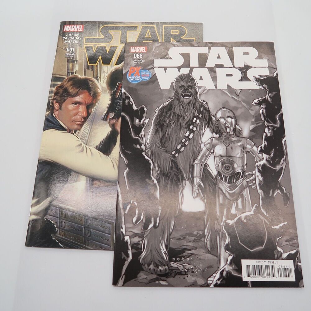Marvel Comics Star Wars Variant Cover Lot Issue #1 & #68 Key Issues Ltd Edition